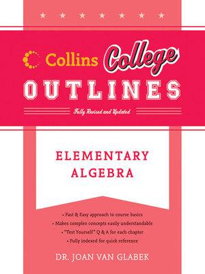cover image of Elementary Algebra